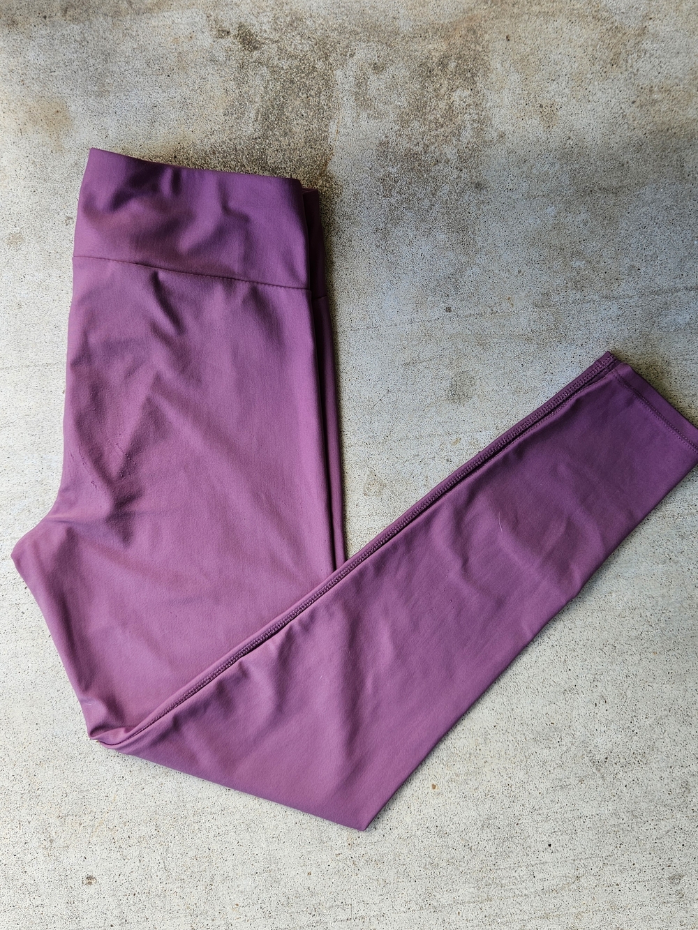 High-Rise Purple Performance Leggings - Picture 1 of 7